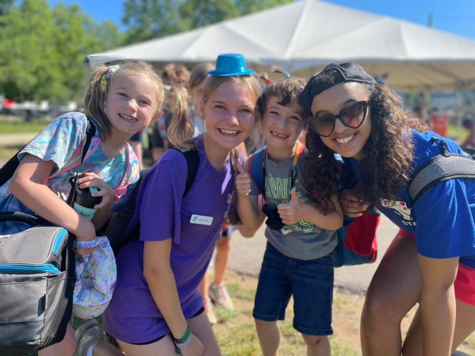 Children enjoying summer camp at Doylestown YMCA