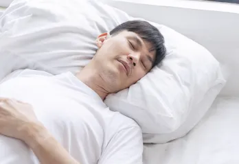 man sleeping
