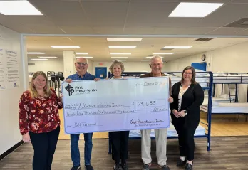 allentown check presentation