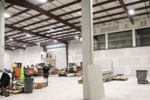 quakertown gymnastics center construction
