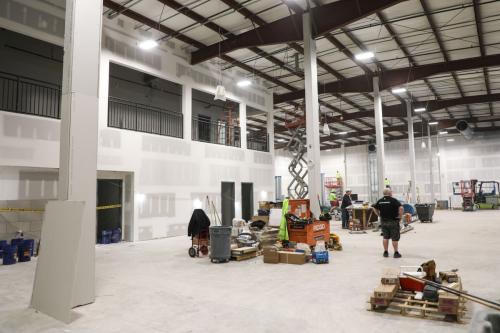 quakertown gymnastics center construction