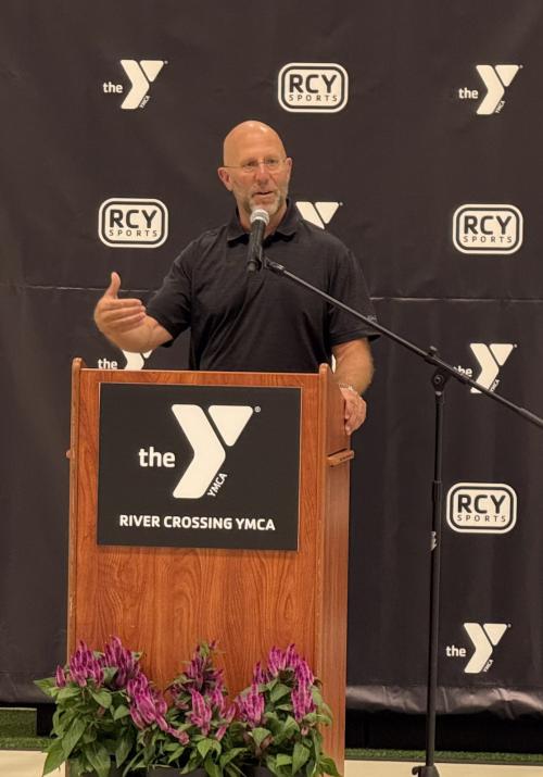 zane moore at rcy sports center ribbon cutting