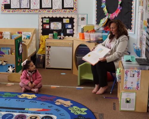 forks 20th reading to child
