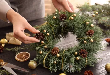 wreath making