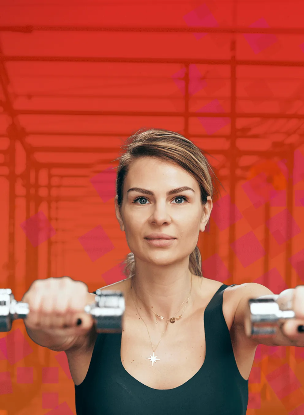 woman working out