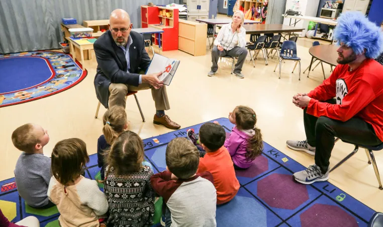 zane reads to children quakertown