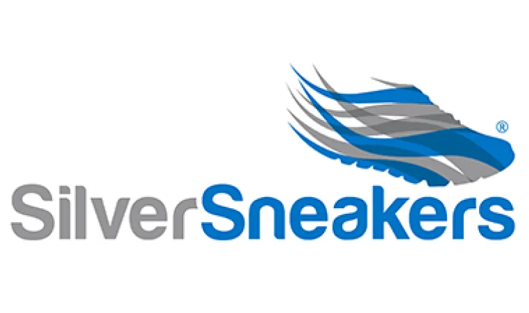 silver sneakers logo