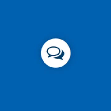 live chat bubble