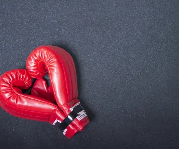 heart boxing gloves