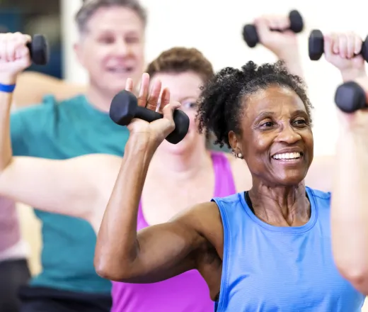 fitness center workout