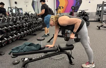 weight training at the Y