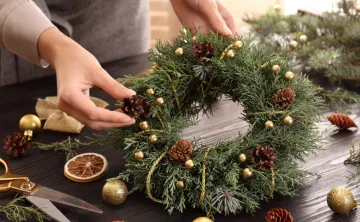 wreath making