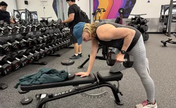 weight training at the Y